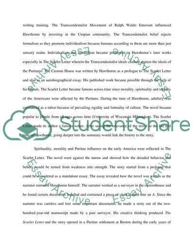 The Issue of Remorse on The Scarlet Letter by Nathaniel Hawthorne