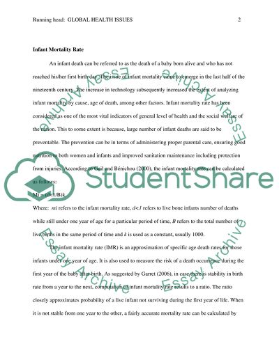 Discussing Various Global Health Issues