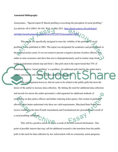 Racial profiling--Overcoming the perception of racial profiling