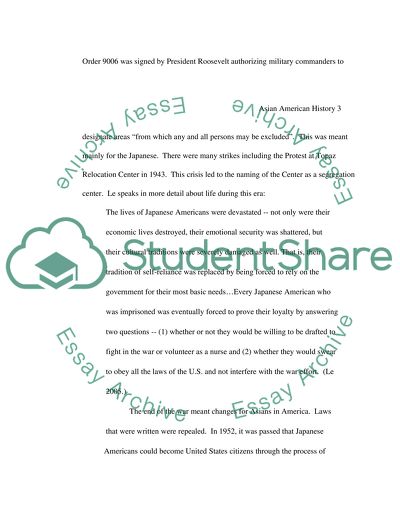 Asian American History: Prewar, WWll, Postwar