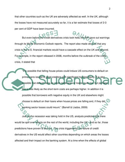 UK and American Financial Markets
