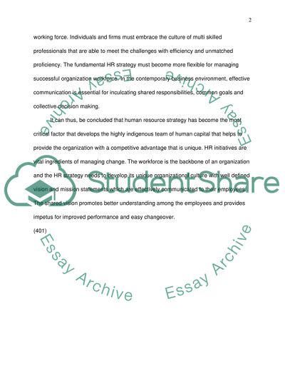 HRM Innovation and Change