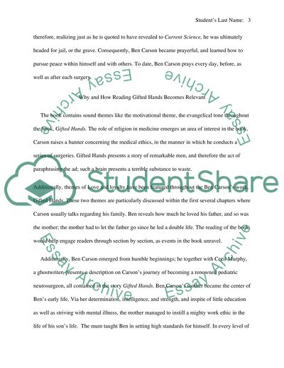 The Story about Ben Carson