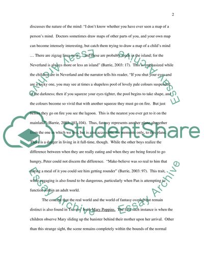 Peter Pan and Mary Poppins: A Common Theme