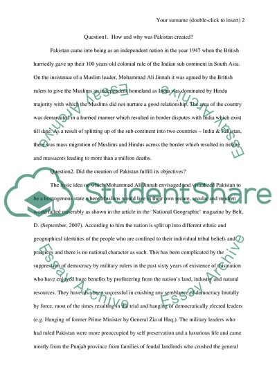 Pakistan: Sruggle for the Soul