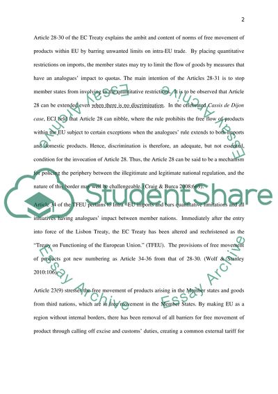 Market Access and the Merits of This Approach