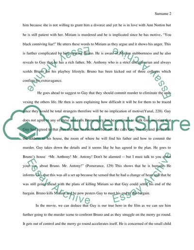 Characteristics of Hitchcock Heroes