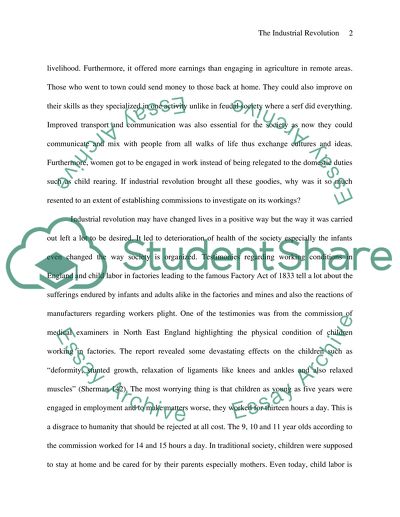 Social Impact of the Industrial Revolution