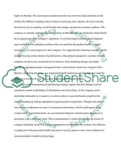 Internal and External Analysis for New Balance Athletic Shoes Inc