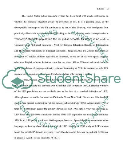 Need for Bilingual Education, Benefits of Bilingual Education