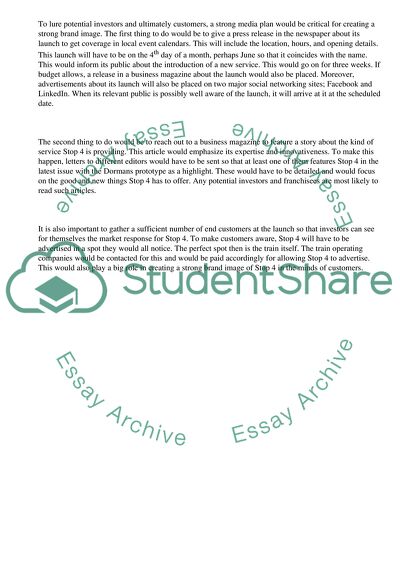 The Media and Public Relations Plan