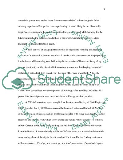 Americas Infrastructure Failing