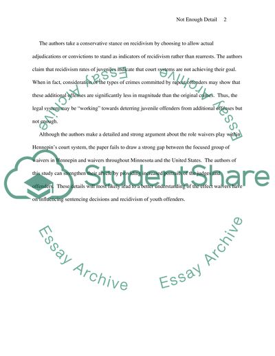 Should juveniles be waivered to adult court