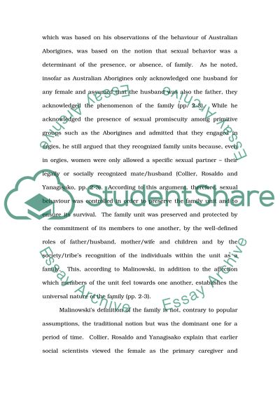 English 102 the family