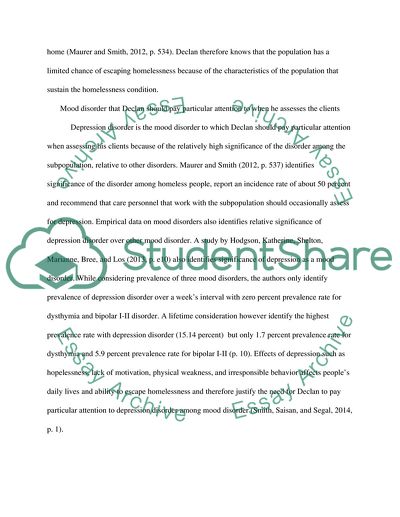 The Populations Future in the Homeless Shelter