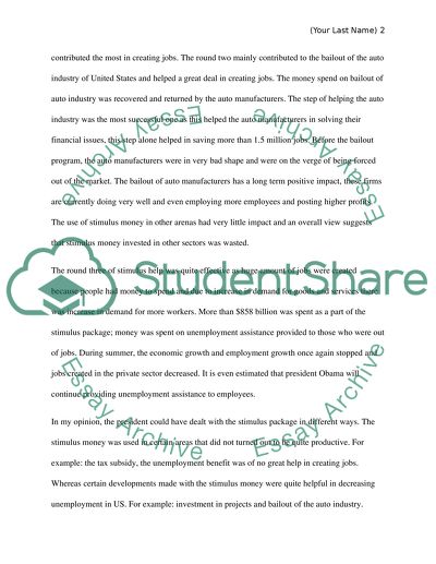 Article Summary for MacroEconomics 4