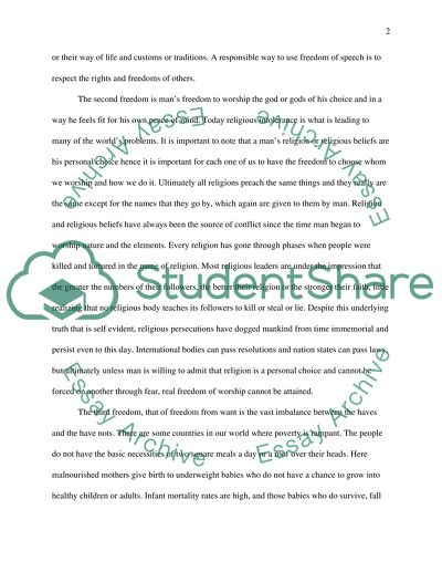 Four Freedoms for All