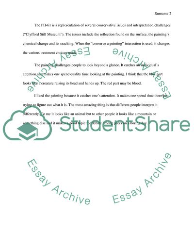 Conserve a Painting PH-61