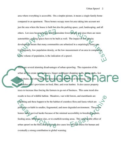 What Is the Price We Pay for Urbanization