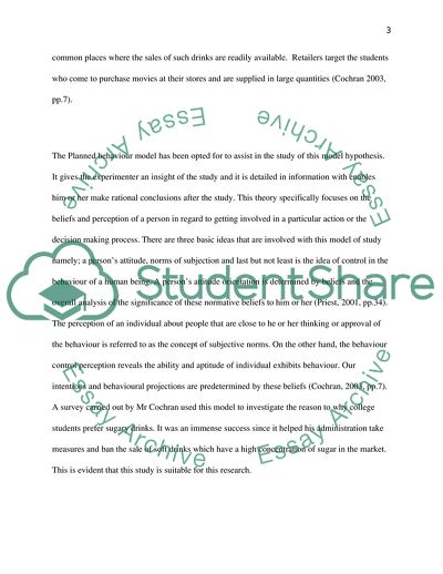 Why College Students Drink Soft Drinks