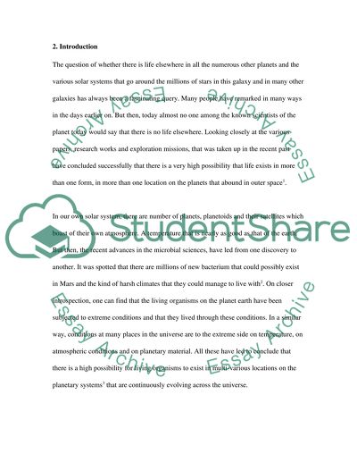 Is there life out there other than us