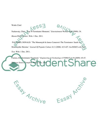 Analysis of The movie the terminator in aspects of reality and technology