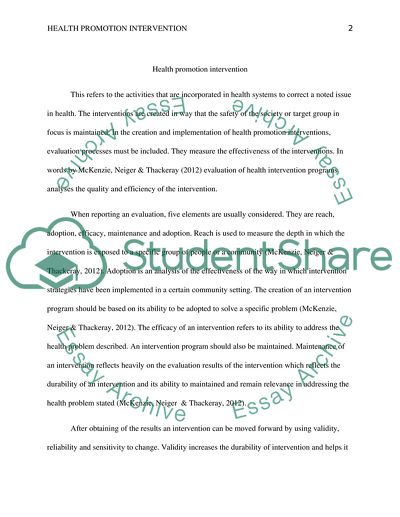 Elements of Evaluation