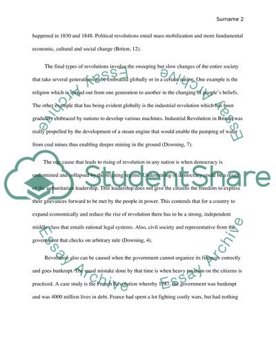 Compare an revolution to civil war