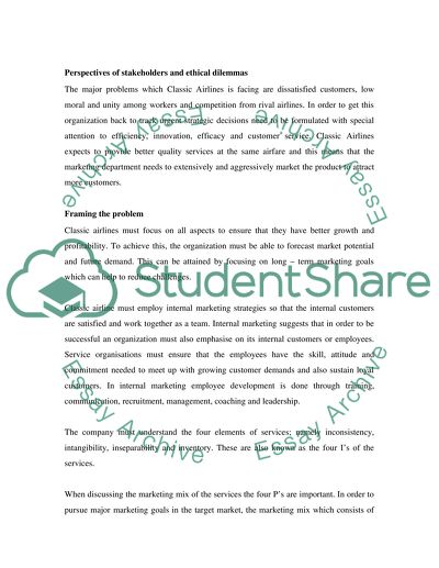 Classic airline and marketing solution