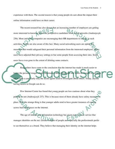 Social Networks and Reputation Management