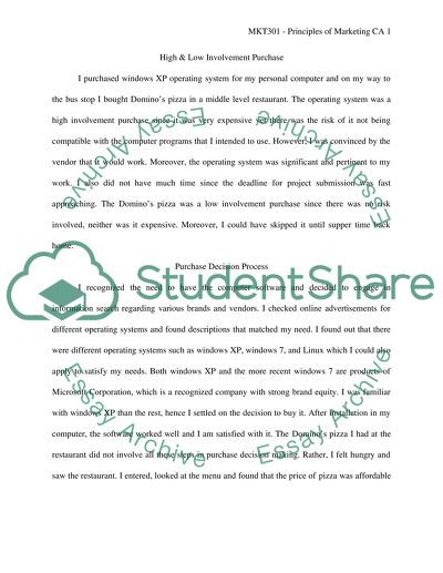 Principles of Marketing CA