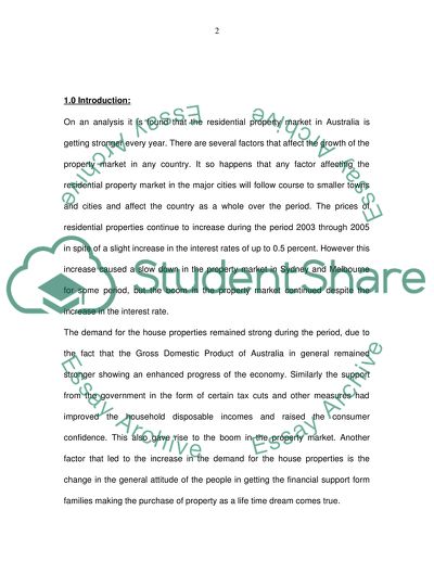 Australian Property Market