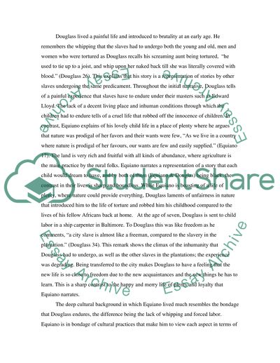 Education Led to Freedom - Douglass and Equiano