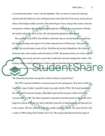 MTA labor strike of 2005