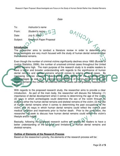 Research Paper Proposal