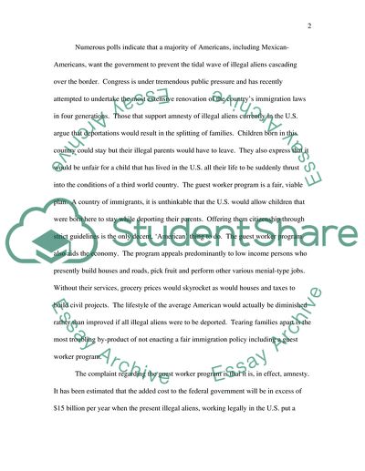 Immigration: What is to be Done