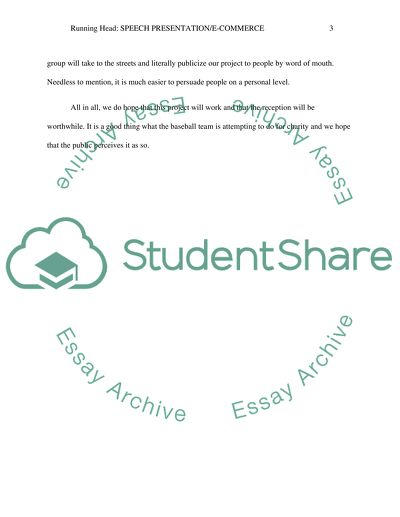 E commerce. group project, MIS class