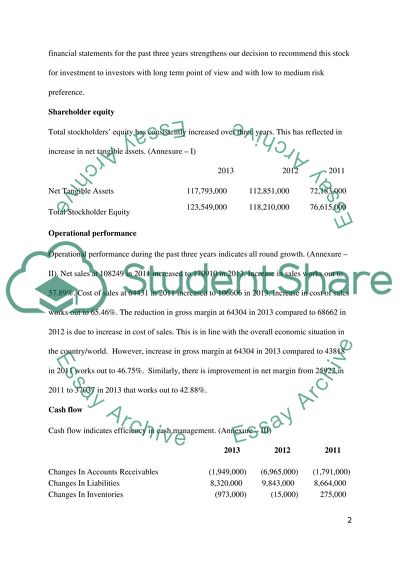 Financial Reporting and Analysis of Apple