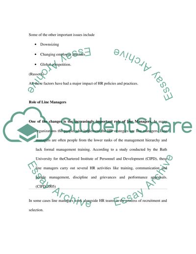 Integration of Operations Management with Human Resource Activity
