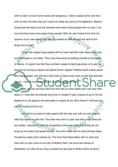 Reading response: Aboriginal voices