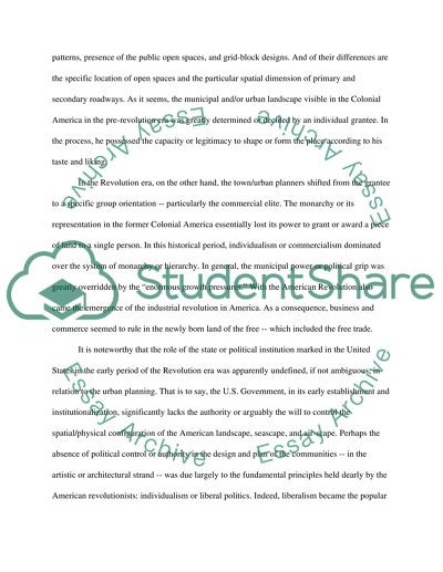 The History of Planning