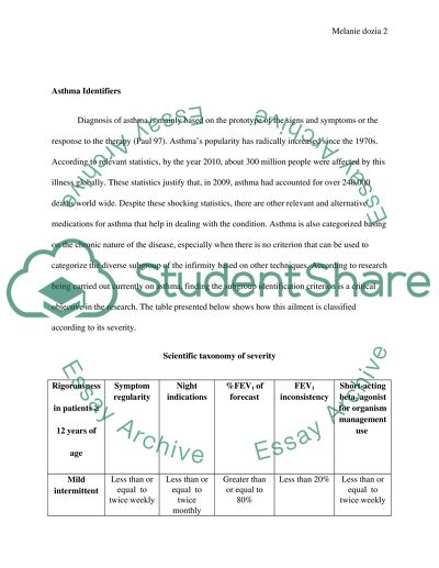 Antioxidants and Asthma Therapy