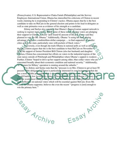 Trailing in Pennsylvania