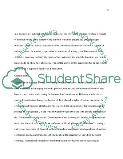 Cross Culture Management