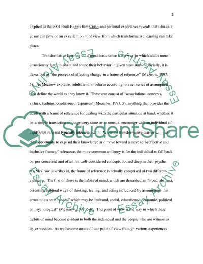 Crash and Minority Culture