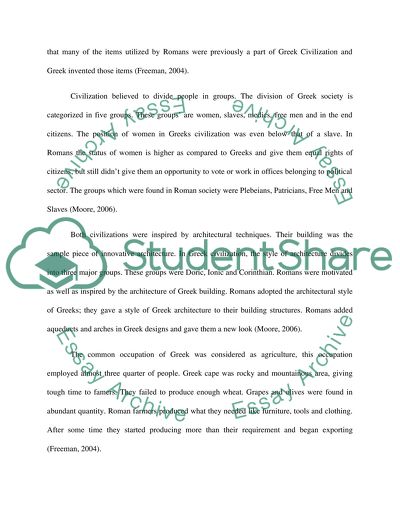 Ancient Civilizations of Greece and Rome