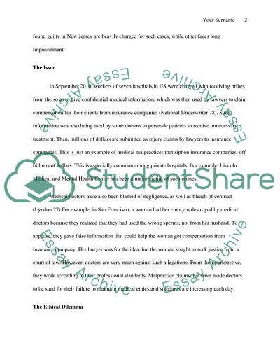 The Medical Insurance And Problems Related To It