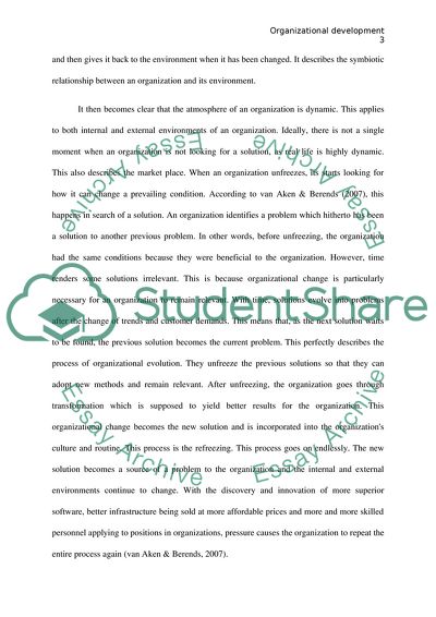 Organization Development