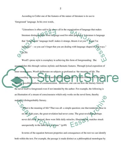 Virginia Woolfs To the Light House