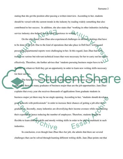 Importance of Writing in Business Profession